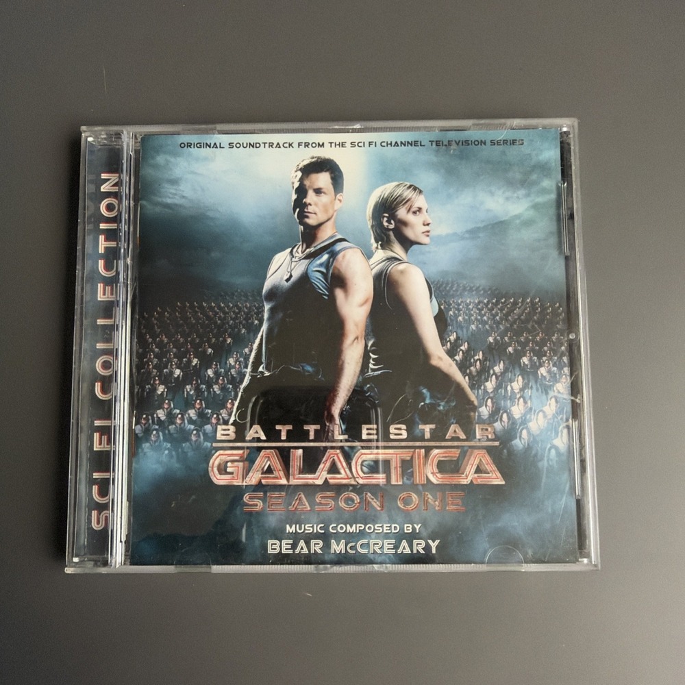 Battlestar Galactica Season 1 Soundtrack CD Sci Fi Channel Bear McCreary. Clean.